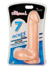 Load image into Gallery viewer, Ignite 7" Suction Cup Dong W-balls - Flesh