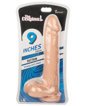 Load image into Gallery viewer, Ignite 9" Suction Cup Dong W-balls - Flesh