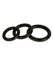 Load image into Gallery viewer, Ignite Power Stretch Silicone Donuts Cockrings - Pack Of 3 Black