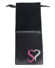 Load image into Gallery viewer, Simpli Trading Large Satin Drawstring Storage Bag - Black