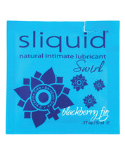 Load image into Gallery viewer, Sliquid Naturals Swirl Lubricant Pillow - .17 Oz Fig