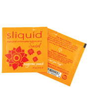 Load image into Gallery viewer, Sliquid Naturals Swirl Lubricant Pillow - .17 Oz Peach