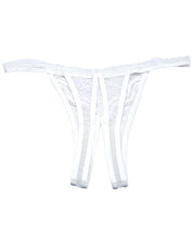 Load image into Gallery viewer, Scalloped Embroidery Crotchless Panty White 3x-4x
