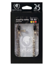 Load image into Gallery viewer, Spartacus Adjustable Broad Tip Clamps - Jewel Chain