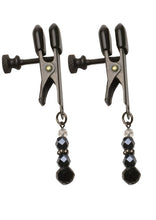 Load image into Gallery viewer, Spartacus Black Beaded Nipple Clamps