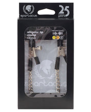 Load image into Gallery viewer, Spartacus Adjustable Alligator Nipple Clamps W-link Chain