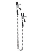 Load image into Gallery viewer, Spartacus Adjustable Alligator Nipple Clamps W-link Chain