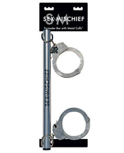 Load image into Gallery viewer, Sex &amp; Mischief Spreader Bar W-metal Cuffs