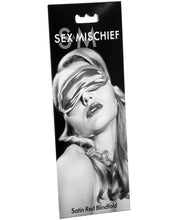 Load image into Gallery viewer, Sex &amp; Mischief Satin Blindfold - Red