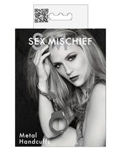 Load image into Gallery viewer, Sex &amp; Mischief Metal Handcuffs