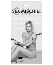 Load image into Gallery viewer, Sex &amp; Mischief Silky Sash Restraints - Black