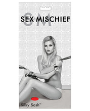 Load image into Gallery viewer, Sex &amp; Mischief Silky Sash Restraints - Red