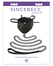 Load image into Gallery viewer, Sincerely Lace Posture Collar &amp; Leash