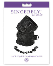 Load image into Gallery viewer, Sincerely Lace Double Strap Handcuffs