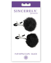 Load image into Gallery viewer, Sincerely Fur Nipple Clips - Black