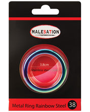 Load image into Gallery viewer, Malesation Nickel Free Stainless Steel Rainbow - 38 Mm