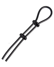 Load image into Gallery viewer, Malesation Adjustable Cockring &amp; Testicle Ring - Black