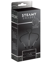 Load image into Gallery viewer, Steamy Shades Y-style Deluxe Beaded Nipple Clamps