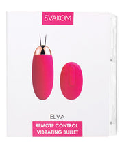 Load image into Gallery viewer, Svakom Elva Wireless Remote Egg - Plum Red
