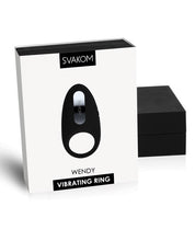 Load image into Gallery viewer, Svakom Wendy Vibrating Ring - Black