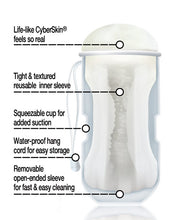 Load image into Gallery viewer, Vulcan Mouth Stroker W-cooling Glide - Frost