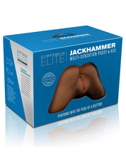 Load image into Gallery viewer, Cyberskin Elite Jackhammer Pussy &amp; Ass - Dark
