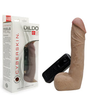 Load image into Gallery viewer, Cyberskin 5.5" Insertable Vibrating Cock W-balls - Cinnamon