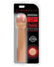 Load image into Gallery viewer, Cyberskin Original 2" Xtra Thick Penis Extension - Light