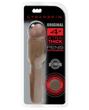 Load image into Gallery viewer, Cyberskin Original 4" Xtra Thick Penis Extension - Dark