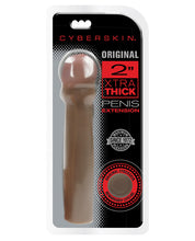 Load image into Gallery viewer, Cyberskin Original 2" Xtra Thick Penis Extension - Dark