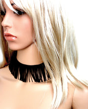 Load image into Gallery viewer, Tyes By Tara Fringe W-benefits Bowtye - Black