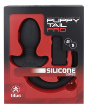 Load image into Gallery viewer, Titus Silicone Pro Vibrating Pup Tail Small