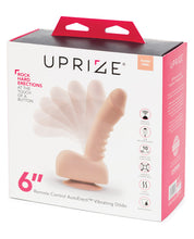Load image into Gallery viewer, Uprize 6" Remote Control Autoerect Vibrating Dildo - Flesh Pink