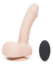 Load image into Gallery viewer, Uprize 6" Remote Control Autoerect Vibrating Dildo - Flesh Pink