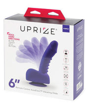 Load image into Gallery viewer, Uprize 6" Remote Control Autoerect Vibrating Dildo - Purple