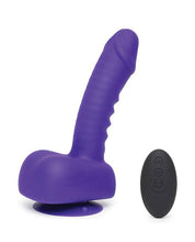 Load image into Gallery viewer, Uprize 6" Remote Control Autoerect Vibrating Dildo - Purple