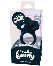 Load image into Gallery viewer, Vedo Frisky Bunny Rechargeable Vibrating Ring - Black Pearl