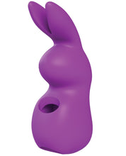 Load image into Gallery viewer, Vedo Spunky Bunny Rechargeable Finger Vibe - Perfectly Purple