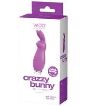 Load image into Gallery viewer, Vedo Crazzy Bunny Rechargeable Bullet - Perfectly Purple