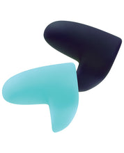 Load image into Gallery viewer, Vedo Ayu Mini Finger Vibe Pair - Black &amp; Tease Me Turquoise