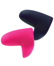 Load image into Gallery viewer, Vedo Ayu Mini Finger Vibe Pair - Black &amp; Foxy Pink