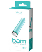 Load image into Gallery viewer, Vedo Bam Rechargeable Bullet - Tease Me Turquoise