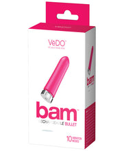 Load image into Gallery viewer, Vedo Bam Rechargeable Bullet - Foxy Pink