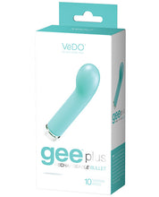 Load image into Gallery viewer, Vedo Gee Plus Rechargeable Vibe - Tease Me Turquoise