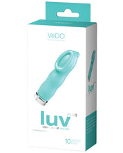 Load image into Gallery viewer, Vedo Luv Plus Rechargeable Vibe - Tease Me Turquoise