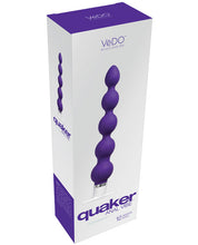 Load image into Gallery viewer, Vedo Quaker Anal Vibe - Into You Indigo