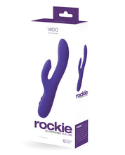 Load image into Gallery viewer, Vedo Rockie Rechargeable Dual Vibe - Indigo