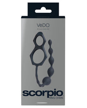 Load image into Gallery viewer, Vedo Scorpio C Ring &amp; Anal Chain - Just Black