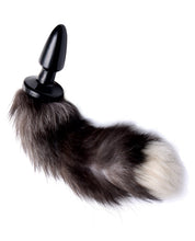 Load image into Gallery viewer, Tailz Grey Fox Tail Anal Plug