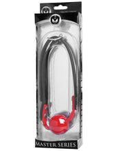 Load image into Gallery viewer, Master Series The Hush Gag Comfort Ball Gag - Red